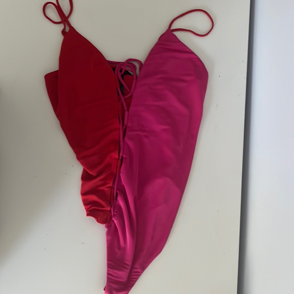 H:ours tie up bodysuit